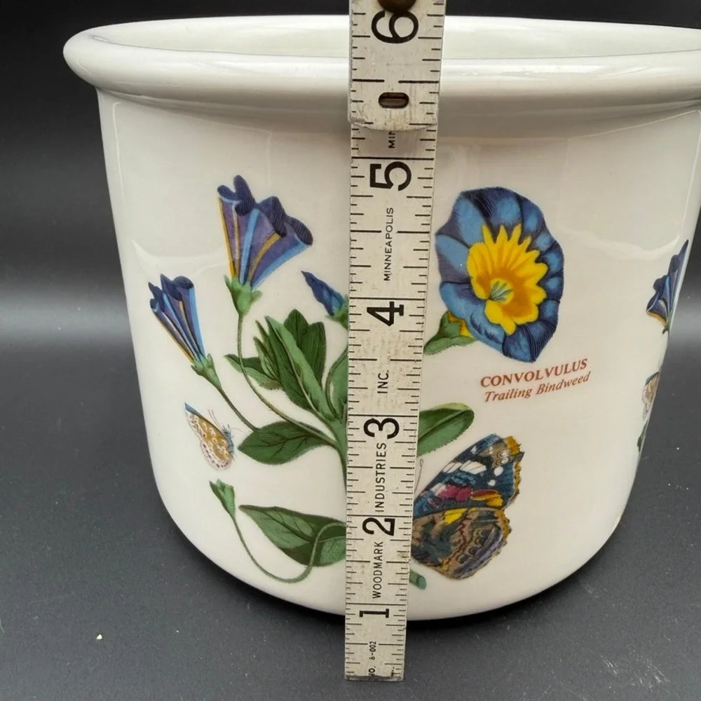 Vintage Portmeirion Botanic Garden Bindweed Canister 7